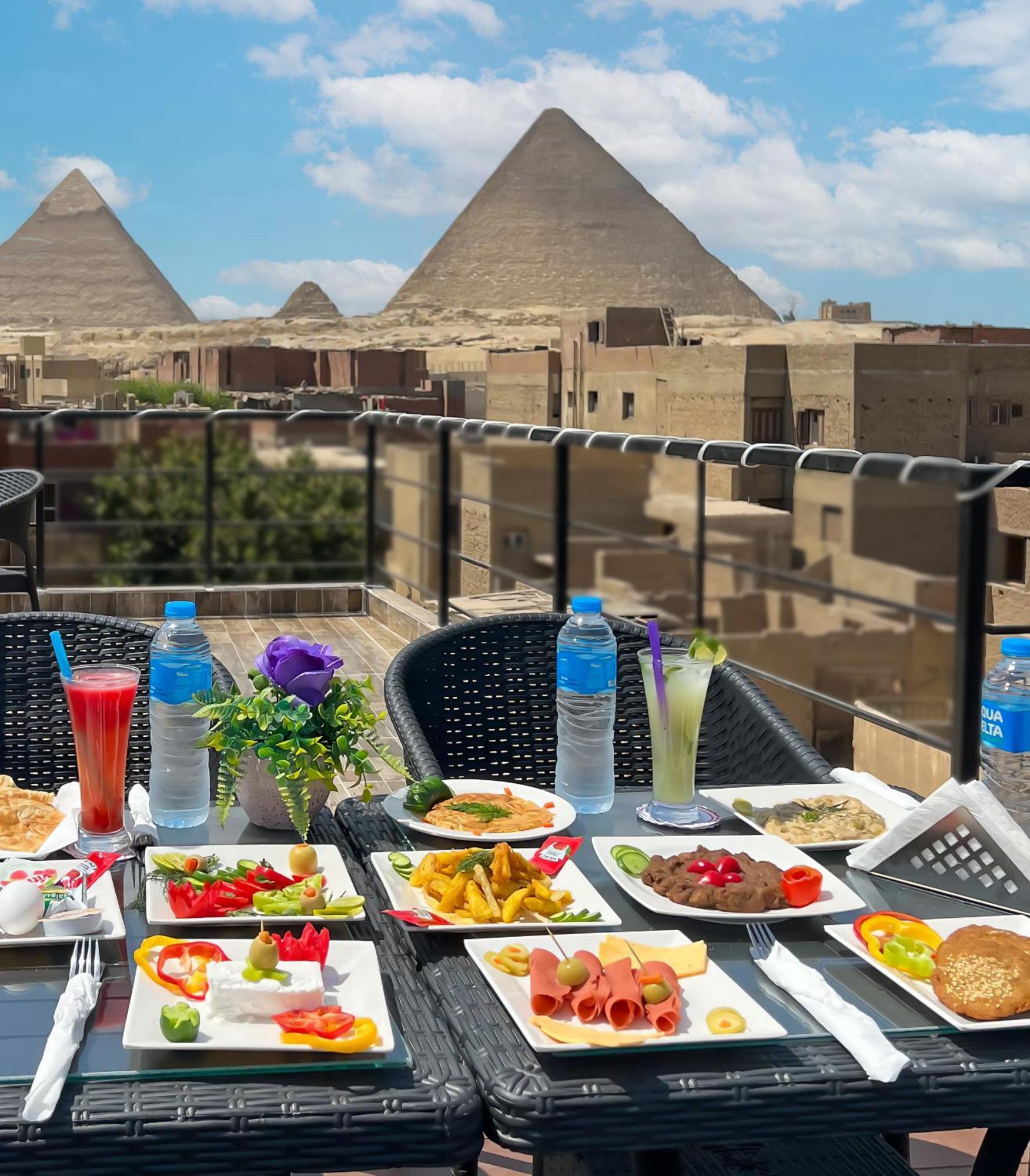 Turquoise Pyramids Gate Hotel City Centre Kafret el-Gabal Buitenkant foto
